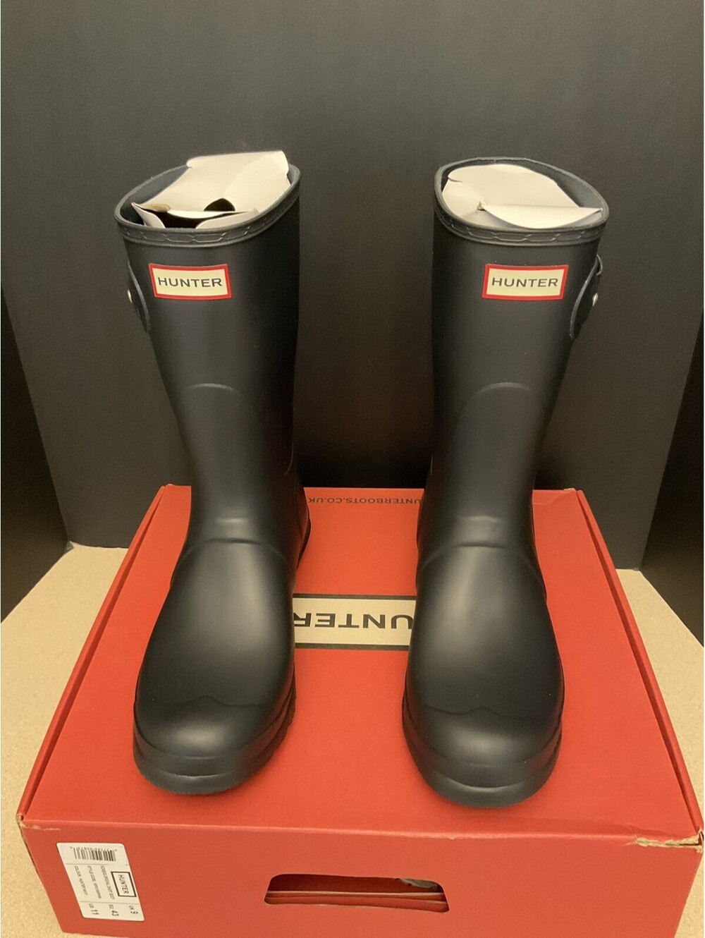 New! Womens Hunter Original Short Hunter Navy Rain Boots. Size 11. Awesome!!!